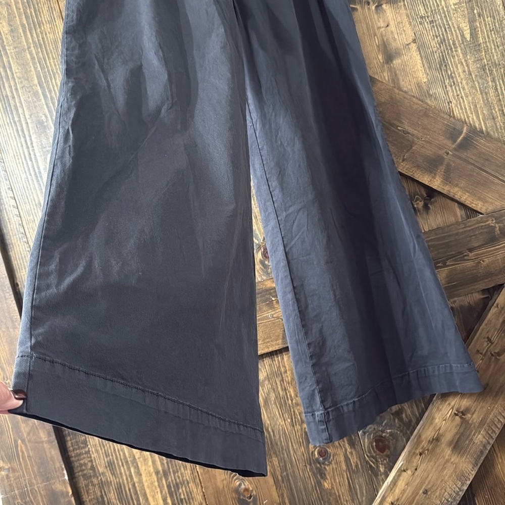 ANTHROPOLOGIE Wide-Leg Black Pants - Picture 5 of 10